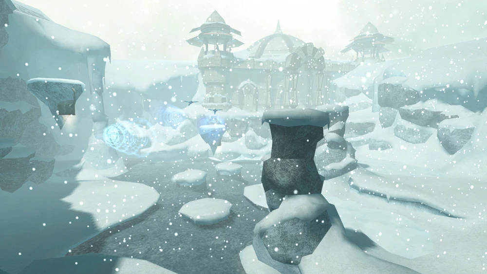 The Phendrana Drifts in Metroid Prime. Looks mighty chilly.